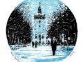 Schloss Charlottenburg im Schnee
