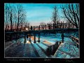 Sonnenaufgang im Lübbener Winter